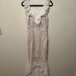 Vici White Lace Dress